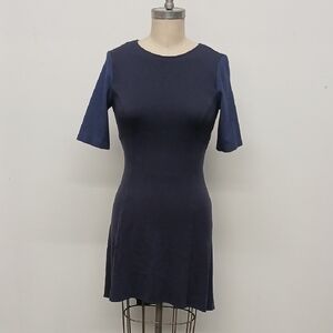 United Colors of Benetton Hi- Low Dress with Contrasting Arms
